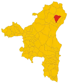 Localisation de Irgoli