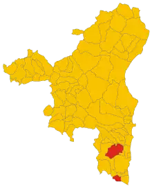 Localisation de Jerzu