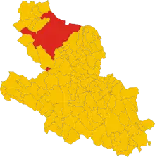 Localisation de L'Aquila