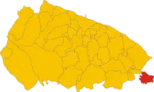 Localisation de Locorotondo