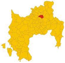 Localisation de Mandas