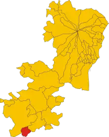Localisation de Mazzarrone