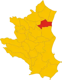 Localisation de Melissa