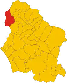 Localisation de Minucciano