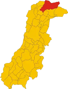 Localisation de Mirandola