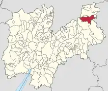 Localisation de Moena