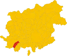 Localisation de Moiano