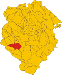 Localisation de Mongrando