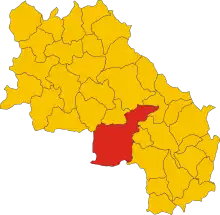 Localisation de Montalcino