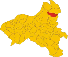 Localisation de Monterosso Calabro