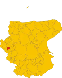 Localisation de Motta Montecorvino