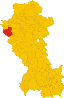 Localisation de Muro Lucano