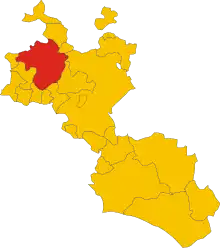 Localisation de Mussomeli