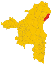 Localisation de Orosei