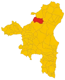 Localisation de Orune