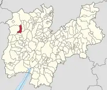 Localisation de Ossana