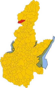 Localisation de Paisco Loveno