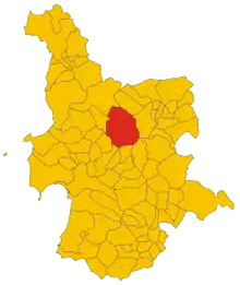 Localisation de Paulilatino