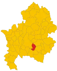 Localisation de Pettoranello del Molise