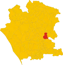 Localisation de Piana di Monte Verna