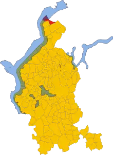 Localisation de Pino sulla Sponda del Lago Maggiore