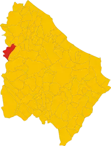 Localisation de Pretoro