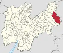 Localisation de Primiero San Martino di Castrozza