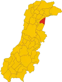 Localisation de Ravarino