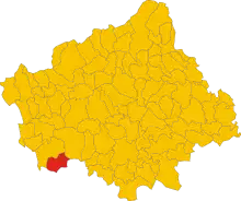 Localisation de Resana