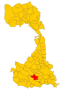 Localisation de Ronsecco