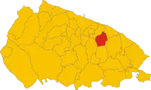 Localisation de Rutigliano