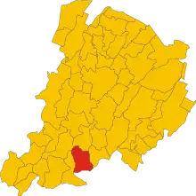 Localisation de San Benedetto Val di Sambro