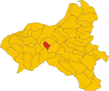 Localisation de San Costantino Calabro