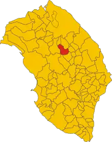 Localisation de San Donato di Lecce