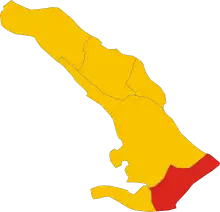 Localisation de San Dorligo della Valle