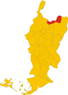 Localisation de San Floriano del Collio