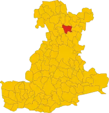 Localisation de San Giorgio delle Pertiche