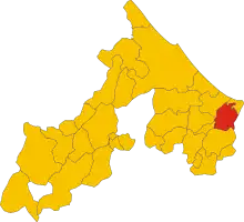 Localisation de San Giovanni in Marignano