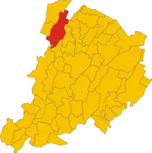 Localisation de San Giovanni in Persiceto