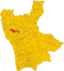 Localisation de San Sosti