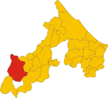 Localisation de Sant'Agata Feltria