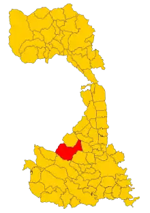 Localisation de Santhià