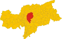 Localisation de Sarentino