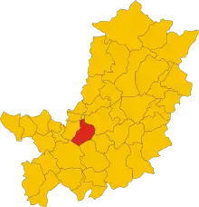 Localisation de Scandicci