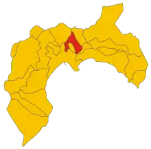 Localisation de Selargius