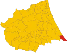 Localisation de Silvi