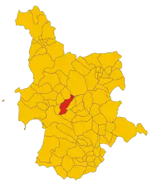 Localisation de Solarussa