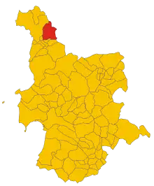 Localisation de Suni