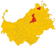 Localisation de Tempio Pausania