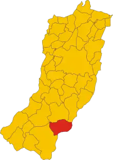 Localisation de Toano